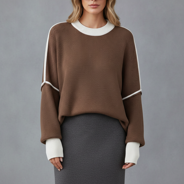 Saukole Batwing-sleeve Sweater