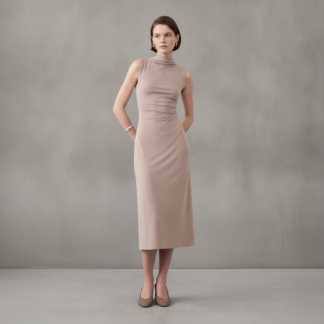 Cozy Ribbed Maxi Dress