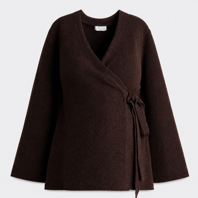MAMA BEFORE & AFTER WRAP-FRONT CARDIGAN