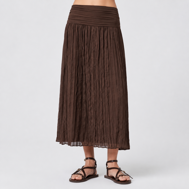 ASAL RUCHED MAXI SKIRT