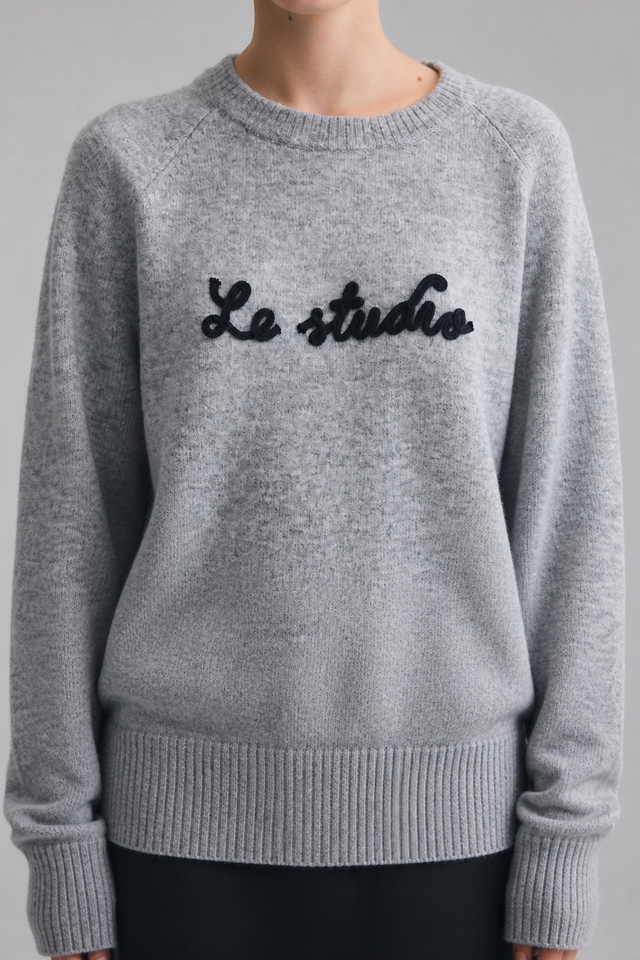 Appliquéd Sweater