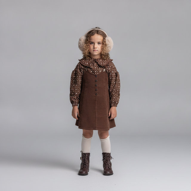 Heritage Brown Girls Sweatshirt