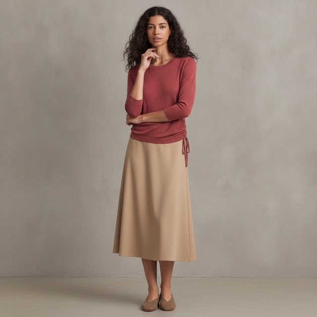 Side Tie Sweater Tee