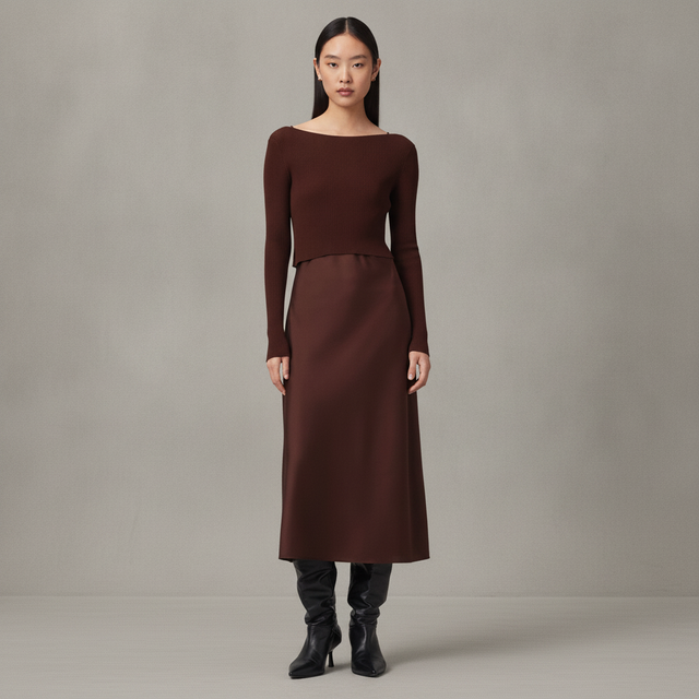 HERA 2-IN-1 MIDI DRESS