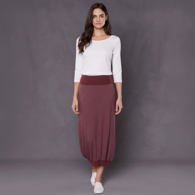 Rolldown Slouchy Cocoon Skirt