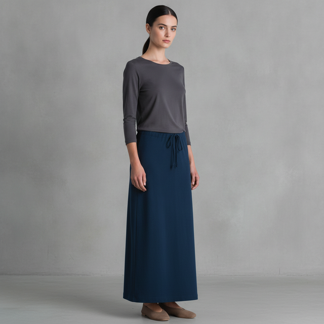 Vintage Slim Long Skirt