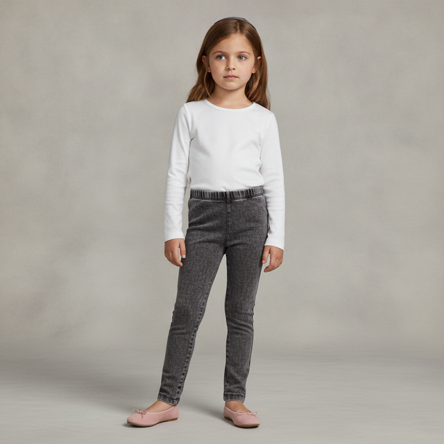 Faux-Jean Leggings for Toddler Girls