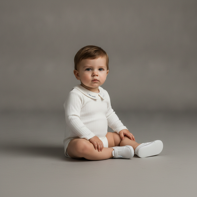 Baby & Toddler Boy Bodysuit — Floral Star Blue