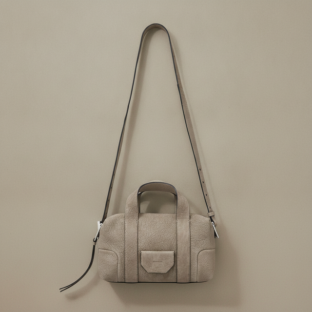 ARES SMALL LEATHER CROSSBODY BAG