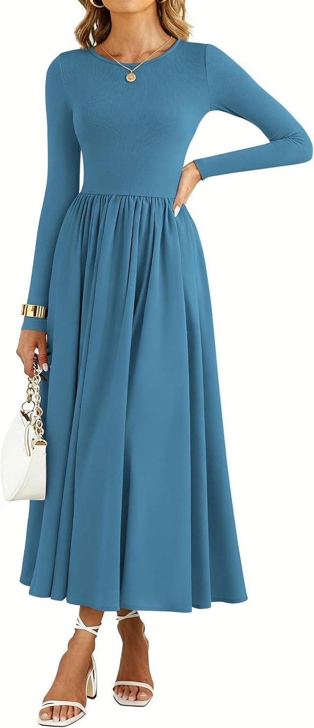 Kirundo Casual Sleeve Long Midi Dress
